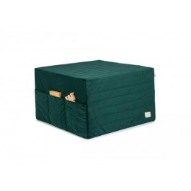Nobodinoz - Αναδιπλούμενο Στρωματάκι/Πουφ Velvet Jungle Green Nobodinoz - Αναδιπλούμενο Στρωματάκι/Πουφ Velvet Jungle Green