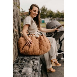 Play&Go - Στρώμα Παιχνιδιού Μαλακό Οργανικό Βαμβάκι / Τσάντα 2 Σε 1 Tawny Brown