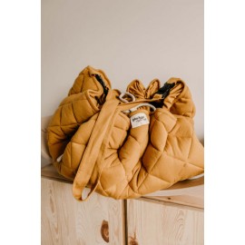 Play&Go - Στρώμα Παιχνιδιού Μαλακό Οργανικό Βαμβάκι / Τσάντα 2 Σε 1 Mustard Chai Tea