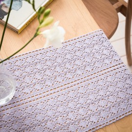  Gofis Home - Runner Chrochet 32x160cm Violet 019/19