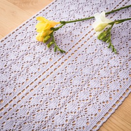  Gofis Home - Runner Chrochet 32x160cm Violet 019/19