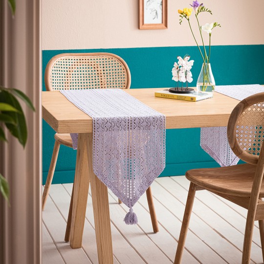  Gofis Home - Runner Chrochet 32x160cm Violet 019/19