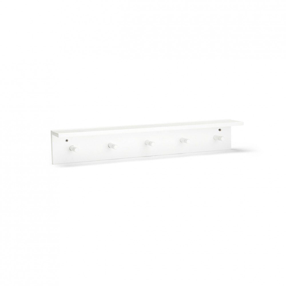 Kids Concept - Ξύλινο Ράφι Κρεμάστρα Star White