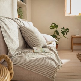 Gofis Home - Ριχτάρι Lined 180x180cm Rock Grey 390/15