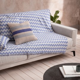 Gofis Home - Ριχτάρι Summer Waves 180x310cm Marine Blue 466/09 Gofis Home - Ριχτάρι Summer Waves 180x310cm Marine Blue 466/09