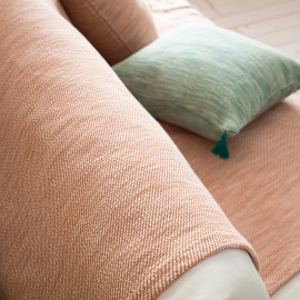 Gofis Home - Διακοσμητικό Ριχτάρι Dreadlocks 130x180cm Honey Brown 504/12