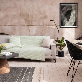 Gofis Home - Ριχτάρι Denise 180x180cm Sea Glass 518/38