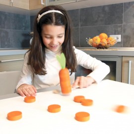 Milaniwood - Ξύλινo Επιτραπέζιο Παιχνίδι "Chop The Carrot"  Milaniwood - Ξύλινo Επιτραπέζιο Παιχνίδι "Chop The Carrot"