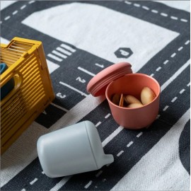 Ekobo - Βρεφικό Ποτήρι Με Καπάκι Σιλικόνης Cloud 