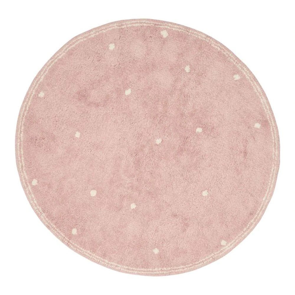 Little Dutch - Χαλί Δωματίου Pure Pink Dot Round 