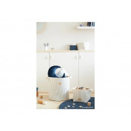 Nobodinoz - Καλάθι Αποθήκευσης Django Blue/Natural Small