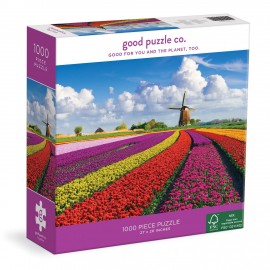 Παζλ 1000 Κομματιών "Flowers In Holland" - Good Puzzle
