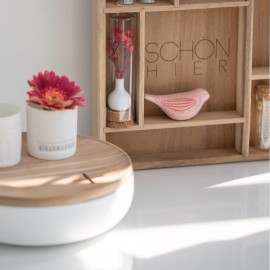 Raeder - Αποξηραμένα Λουλούδια Σε Γυάλινο Βαζάκι "Bouquet Red"