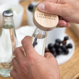 Raeder - Ξύλινο Ανοιχτήρι Για Μπουκάλια "I Am Open To Everything"