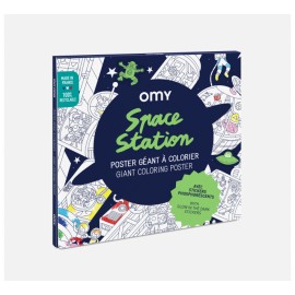 Omy - Αφίσα Γίγας Με Αυτοκόλλητα Space Station