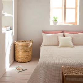 Gofis Home - Μαξιλαροθήκη Beehive 50x70cm Vanilla 571/05