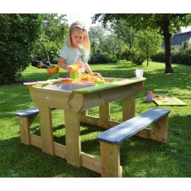 Wendi Toys - Σετ Ξύλινο Τραπέζι Με Παγκάκια Εξωτερικού Χώρου 80 x 100 x 52cm Wendi Toys - Σετ Ξύλινο Τραπέζι Με Παγκάκια Εξωτερικού Χώρου 80 x 100 x 52cm