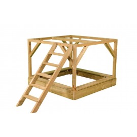 Wendi Toys - Ξύλινη Πλατφόρμα Για Σπιτάκι Εξωτερικού Χώρου