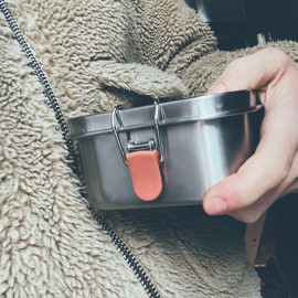 Ekobo - Ανοξείδωτο Φαγητοδοχείο Με Αποσπώμενη Θήκη Σιλικόνης Terracotta Ekobo - Ανοξείδωτο Φαγητοδοχείο Με Αποσπώμενη Θήκη Σιλικόνης Terracotta