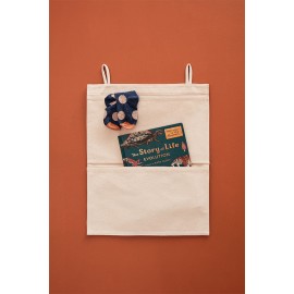 Kids Concept - Υφασμάτινη Κρεμαστή Θήκη Παιχνιδιών Off White