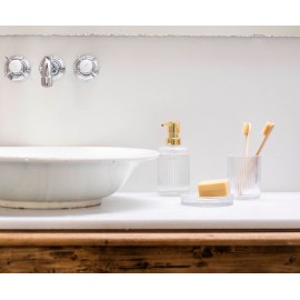 Andrea House - Αντλία Για Σαπούνι Stripes Gold Classic