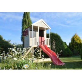 Wendi Toys - Ξύλινο Υπερυψωμένο Σπιτάκι Εξωτερικού Χώρου Με Τσουλήθρα Summer Adventure Wendi Toys - Ξύλινο Υπερυψωμένο Σπιτάκι Εξωτερικού Χώρου Με Τσουλήθρα Summer Adventure