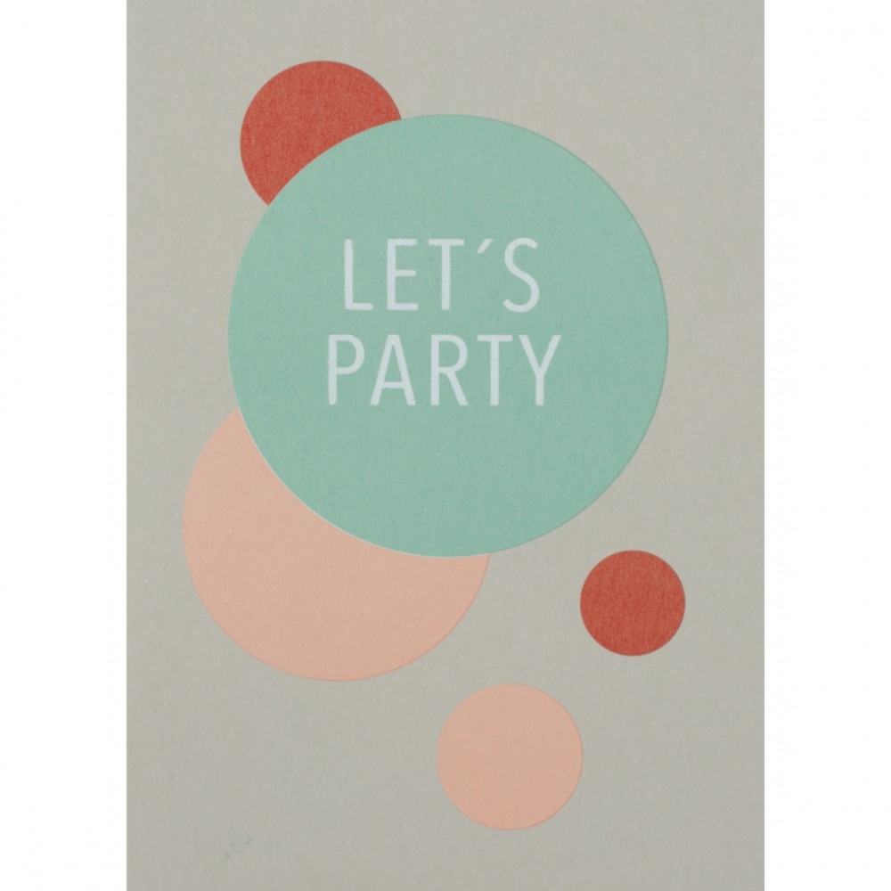 Raeder - Ευχετήρια Κάρτα Let's Party 