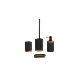 Andrea House - Ποτηράκι Για Οδοντόβουρτσες Wood/Black