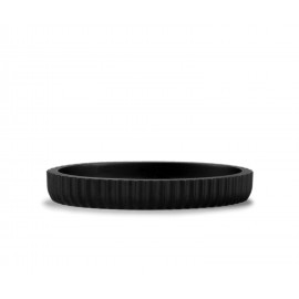 Andrea House - Βάση Για Σαπούνι Black Resin Stripes