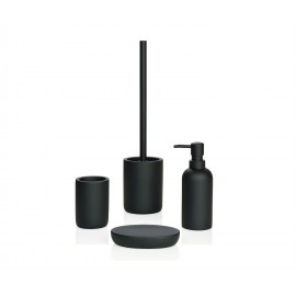 Andrea House - Ποτηράκι Για Οδοντόβουρτσες Black Resin Andrea House - Ποτηράκι Για Οδοντόβουρτσες Black Resin