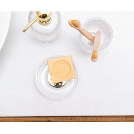 Andrea House - Ποτηράκι Για Οδοντόβουρτσες Stripes Gold Classic