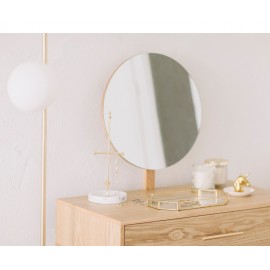 Andrea House - Βάση Κοσμημάτων Golden Metal Marble Effect