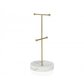 Andrea House - Βάση Κοσμημάτων Golden Metal Marble Effect