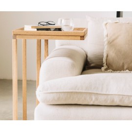 Andrea House - Δρύινο Βοηθητικό Τραπεζάκι C Type