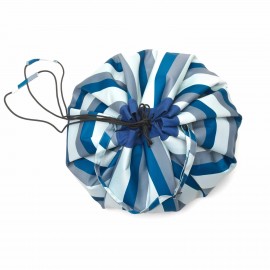 Play&Go - Στρώμα Παιχνιδιού - Τσάντα 2 Σε 1 Outdoor Blue/Green Stripes