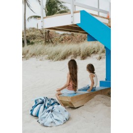 Play&Go - Στρώμα Παιχνιδιού - Τσάντα 2 Σε 1 Outdoor Blue/Green Stripes