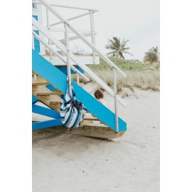 Play&Go - Στρώμα Παιχνιδιού - Τσάντα 2 Σε 1 Outdoor Blue/Green Stripes