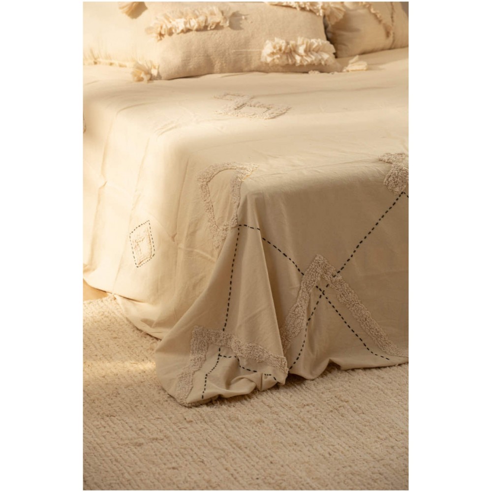 Calma House - Ριχτάρι/Κάλυμμα Κρεβατιού Lienzo Ecru 180x260cm