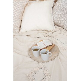 Calma House - Ριχτάρι/Κάλυμμα Κρεβατιού Lienzo Ecru 180x260cm