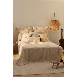 Calma House - Ριχτάρι/Κάλυμμα Κρεβατιού Lienzo Ecru 180x260cm