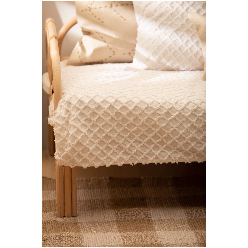 Calma House - Ριχτάρι/Κάλυμμα Κρεβατιού Royal Ecru 180x260cm