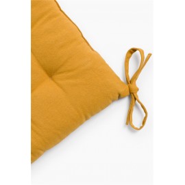 Calma House - Τετράγωνο Μαξιλάρι Καρέκλας Gavema Mustard 40x40cm