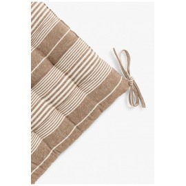 Calma House - Τετράγωνο Μαξιλάρι Καρέκλας Tosa Beige 40x40cm