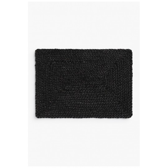 Calma House - Σουπλά Jute Ural Black 35x50cm