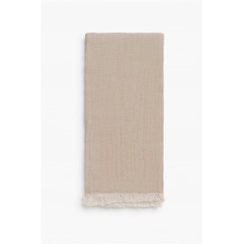 Calma House - Σετ 4 Πετσέτες Κουζίνας Με Σκοινί Layer Beige 45x45cm