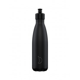 Chillys Bottles - Θερμός Sports Bottle Black 500ml