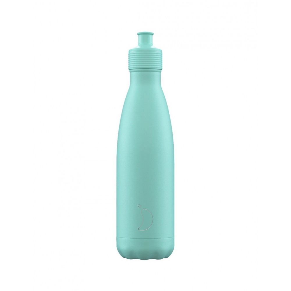 Chillys Bottles - Θερμός Sports Bottle Pastel Green 500ml Chillys Bottles - Θερμός Sports Bottle Pastel Green 500ml