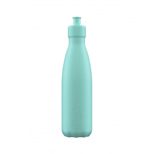 Chillys Bottles - Θερμός Sports Bottle Pastel Green 500ml Chillys Bottles - Θερμός Sports Bottle Pastel Green 500ml