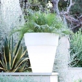 Decolight - Φωτιζόμενη Γλάστρα White D52cm