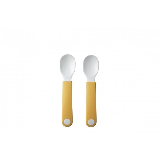 Mepal - Σετ 2 Εκπαιδευτικά Κουταλάκια Κίτρινο